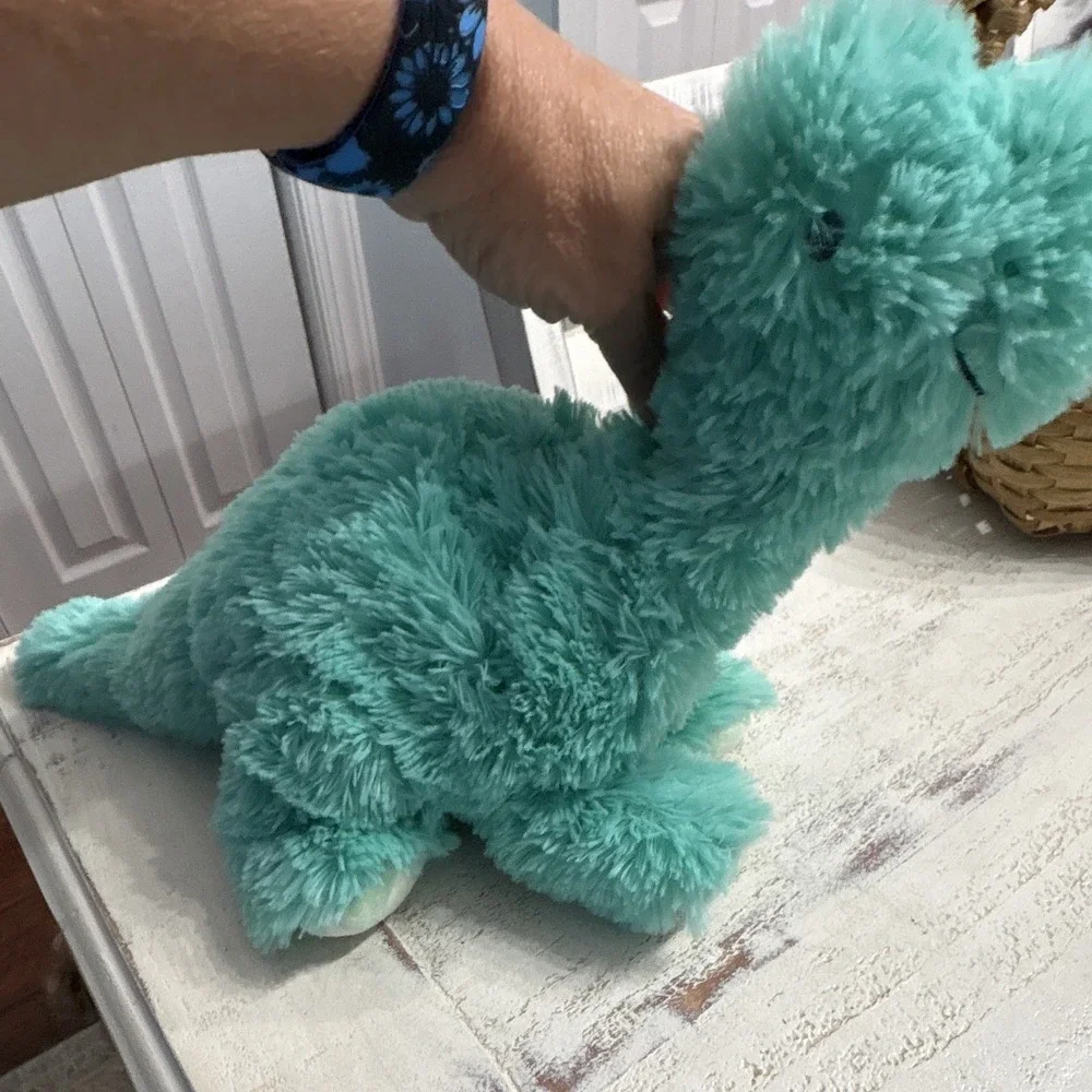 Warmies Microwaveable Plush Dinosaur Heat Pack Hot Pack Pain Relief Green